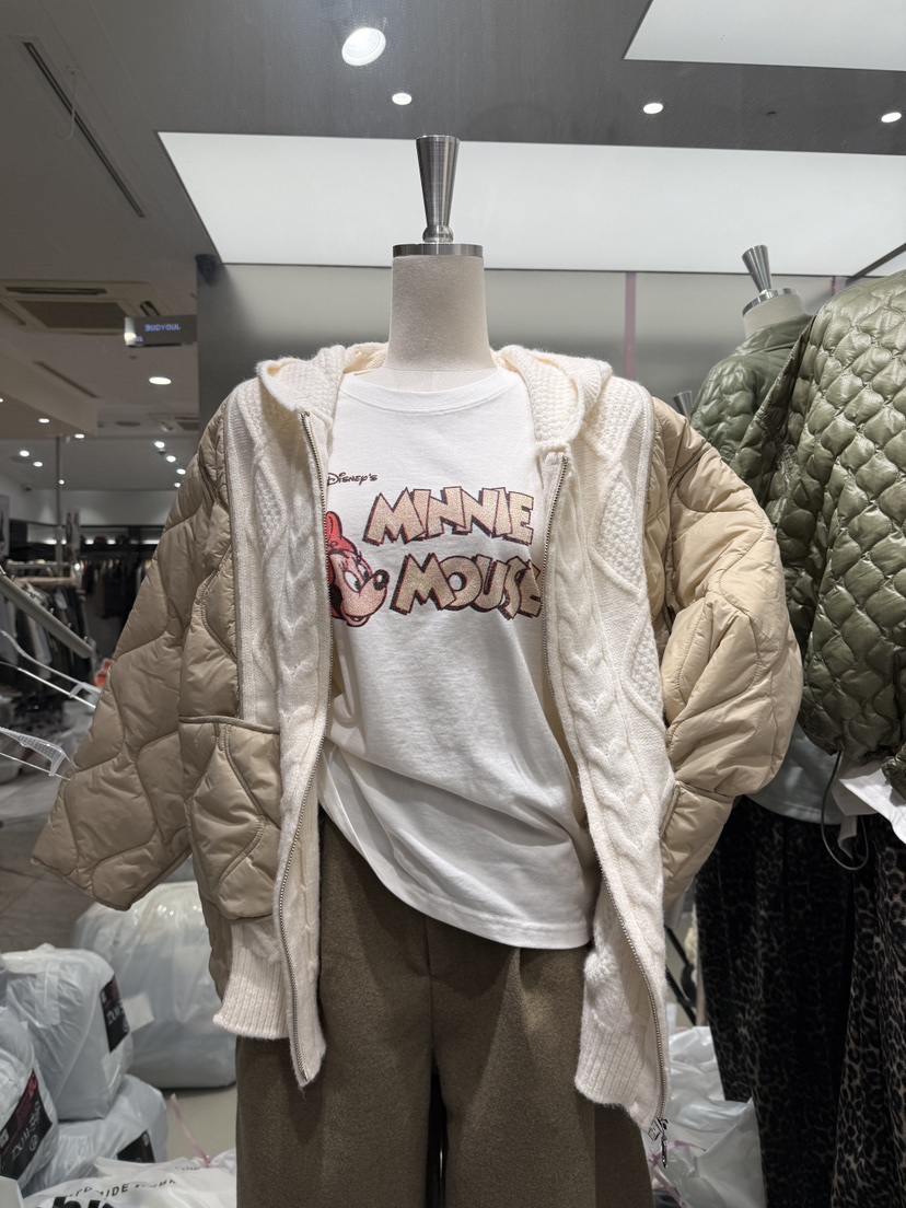 JUDYQUE韓國代購㊣女裝新品25秋冬時尚休閑人氣推薦短款棉服JUDYQUE短款棉服圖色2