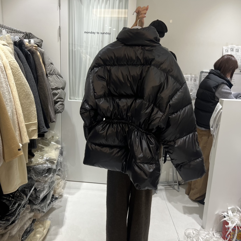 MONDAY TO SUNDAY東大門㊣代購女裝新款25秋冬短款羽絨服鴨絨MONDAY TO SUNDAY短款羽絨服