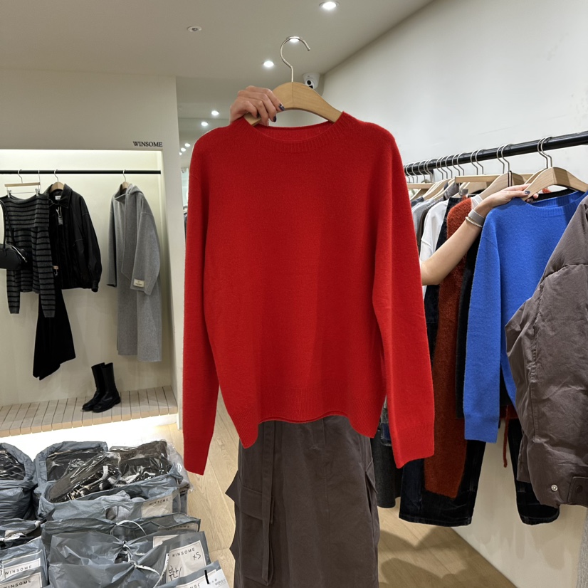 WINSOME韓國代購㊣女士新品時尚熱賣真品人氣職業25秋冬毛衣WINSOME毛衣圖色3