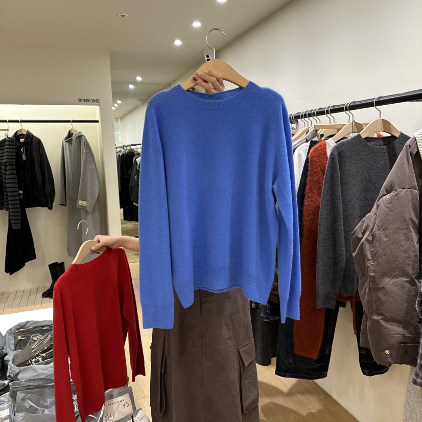 WINSOME韓國代購㊣女士新品時尚熱賣真品人氣職業25秋冬毛衣WINSOME毛衣圖色4