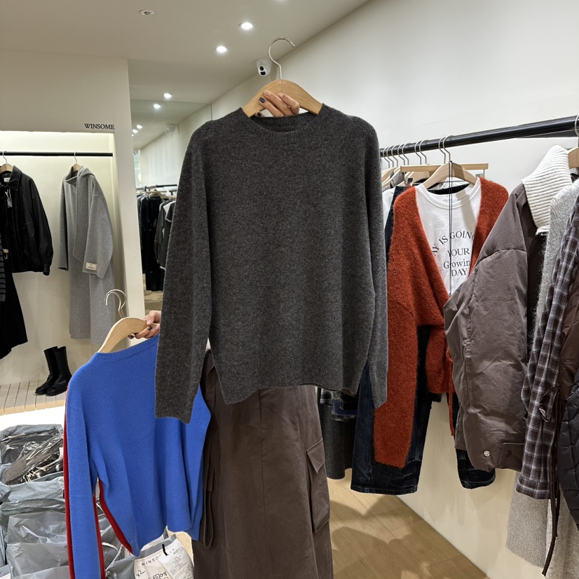 WINSOME韓國代購㊣女士新品時尚熱賣真品人氣職業25秋冬毛衣WINSOME毛衣圖色5
