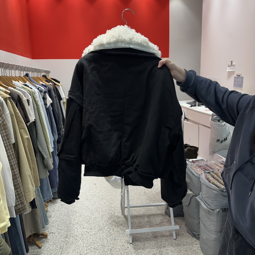ATPZ東大門㊣直郵女士新品人氣熱賣真品25秋冬夾克羊毛拉鏈ATTENTION PLEAES夾克