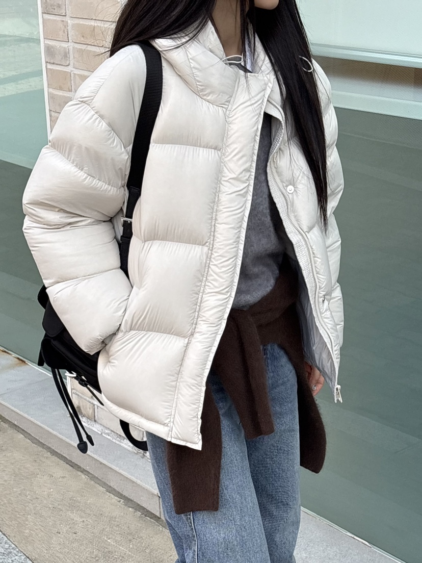 Verbena東大門㊣實拍女士新款真品休閑職業時尚短款羽絨服兜帽Verbena短款羽絨服