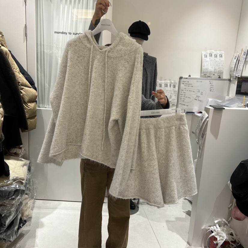 MONDAY TO SUNDAY韓國代購㊣女裝新品休閑推薦人氣熱賣套裝MONDAY TO SUNDAY套裝圖色3