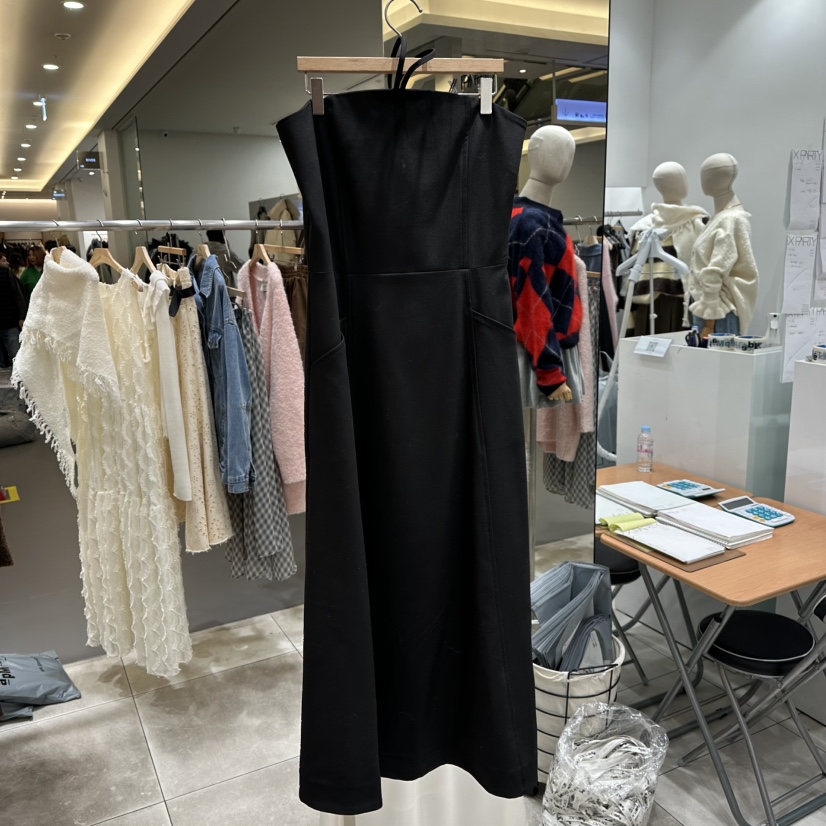 XPARTY東大門㊣實拍女裝新款人氣推薦25秋冬職業休閑連衣裙XPARTY連衣裙圖色2