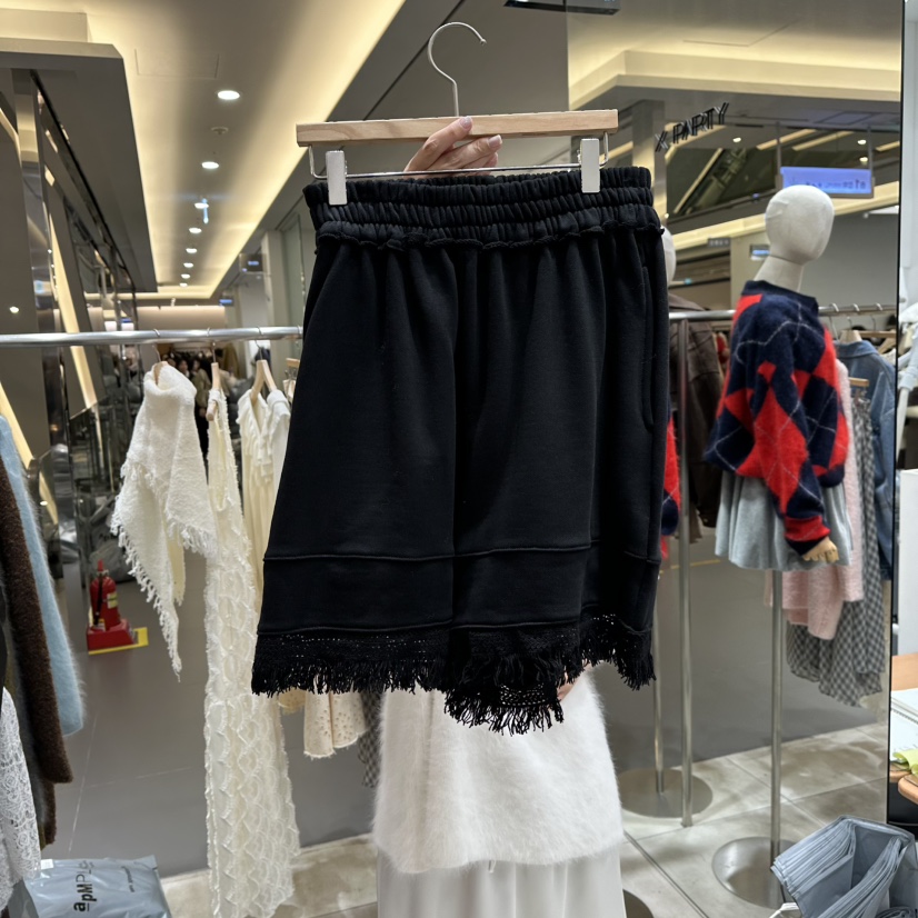 XPARTY韓國代購㊣女士新款休閑時尚職業熱賣25秋冬推薦短褲XPARTY短褲圖色2