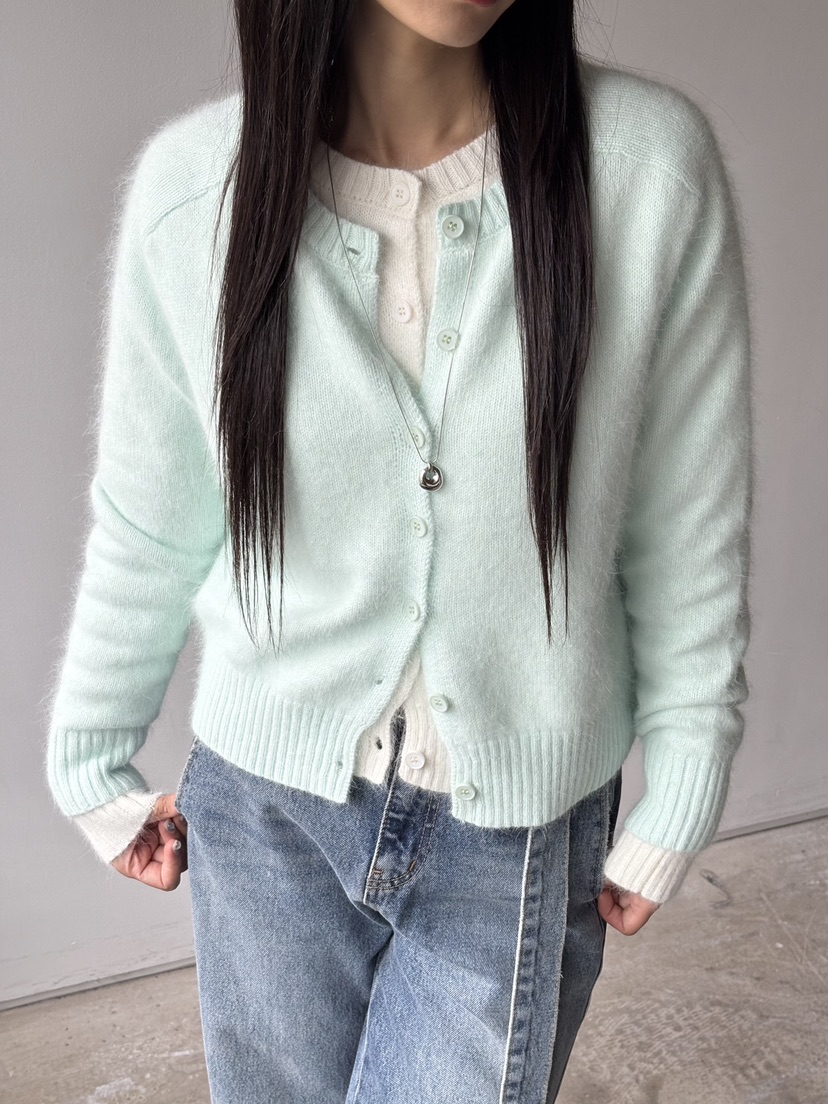 Verbena東大門㊣直郵女裝新品推薦真品熱賣職業針織衫安哥拉Verbena針織衫
