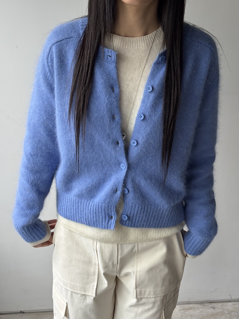 Verbena東大門㊣直郵女裝新品推薦真品熱賣職業針織衫安哥拉Verbena針織衫