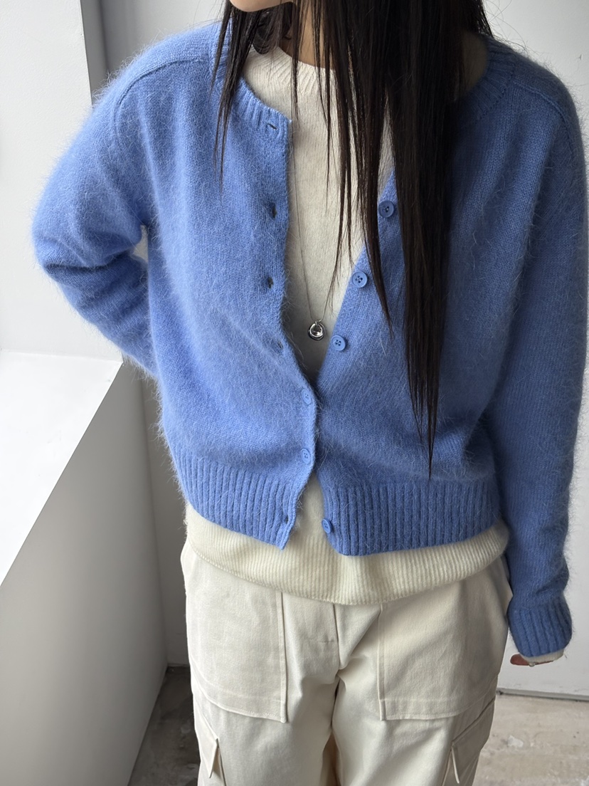 Verbena東大門㊣直郵女裝新品推薦真品熱賣職業針織衫安哥拉Verbena針織衫