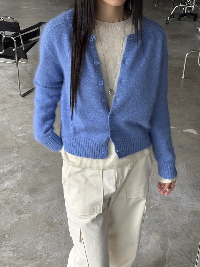 Verbena東大門㊣直郵女裝新品推薦真品熱賣職業針織衫安哥拉Verbena針織衫