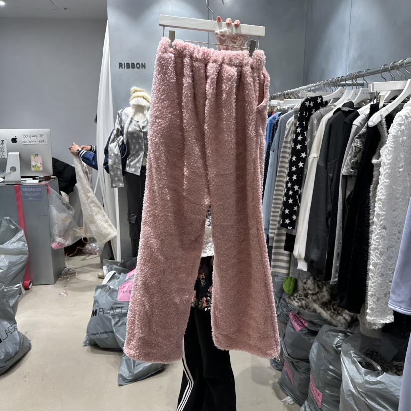 RIBBON東大門㊣直郵女裝新款人氣休閑時尚職業真品25秋冬休閑褲RIBBON休閑褲