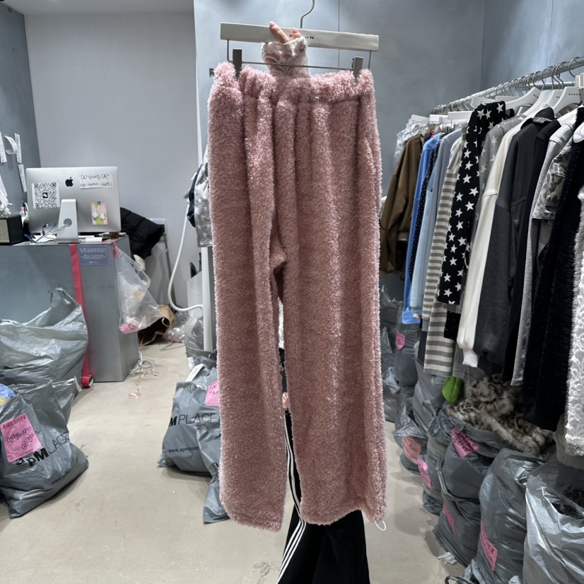 RIBBON東大門㊣直郵女裝新款人氣休閑時尚職業真品25秋冬休閑褲RIBBON休閑褲圖色2