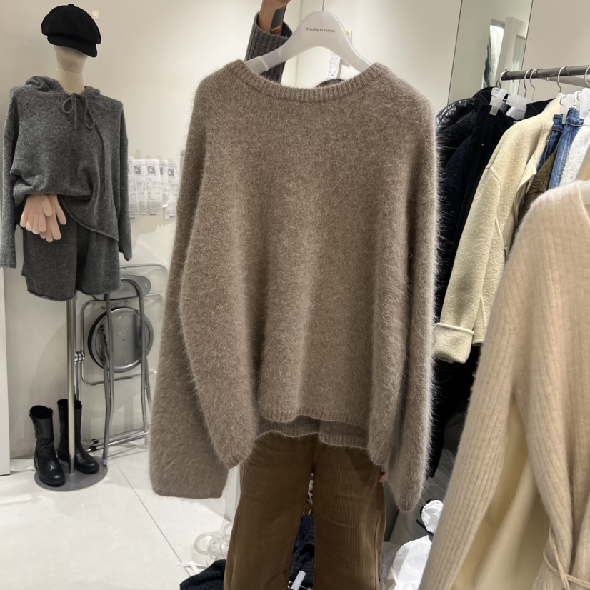 MONDAY TO SUNDAY東大門㊣實拍女裝新品職業人氣針織衫兔子MONDAY TO SUNDAY針織衫圖色2