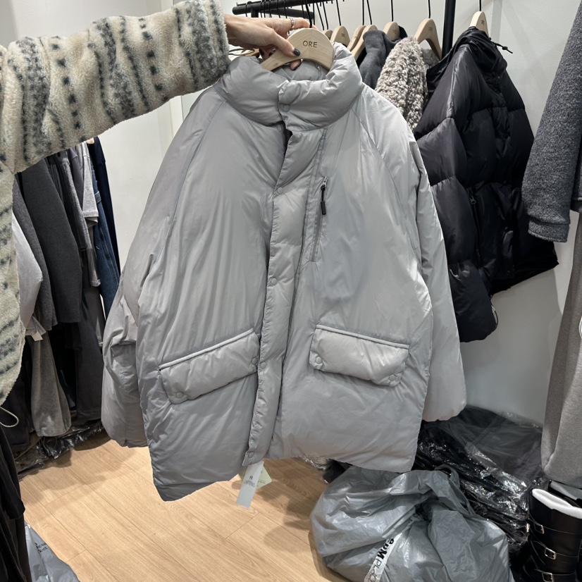 ORE-P東大門㊣實拍女裝新款25秋冬推薦短款羽絨服填充鴨絨ORE短款羽絨服