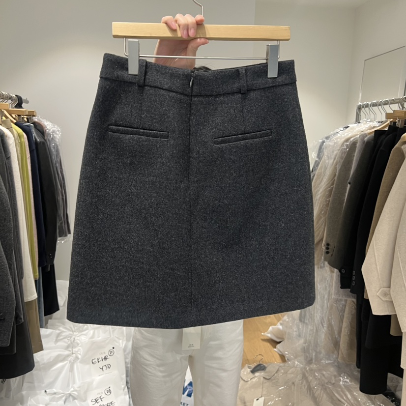 OUR-A東大門㊣代購女士新品熱賣推薦休閑時尚真品短裙羊毛OUR-A短裙