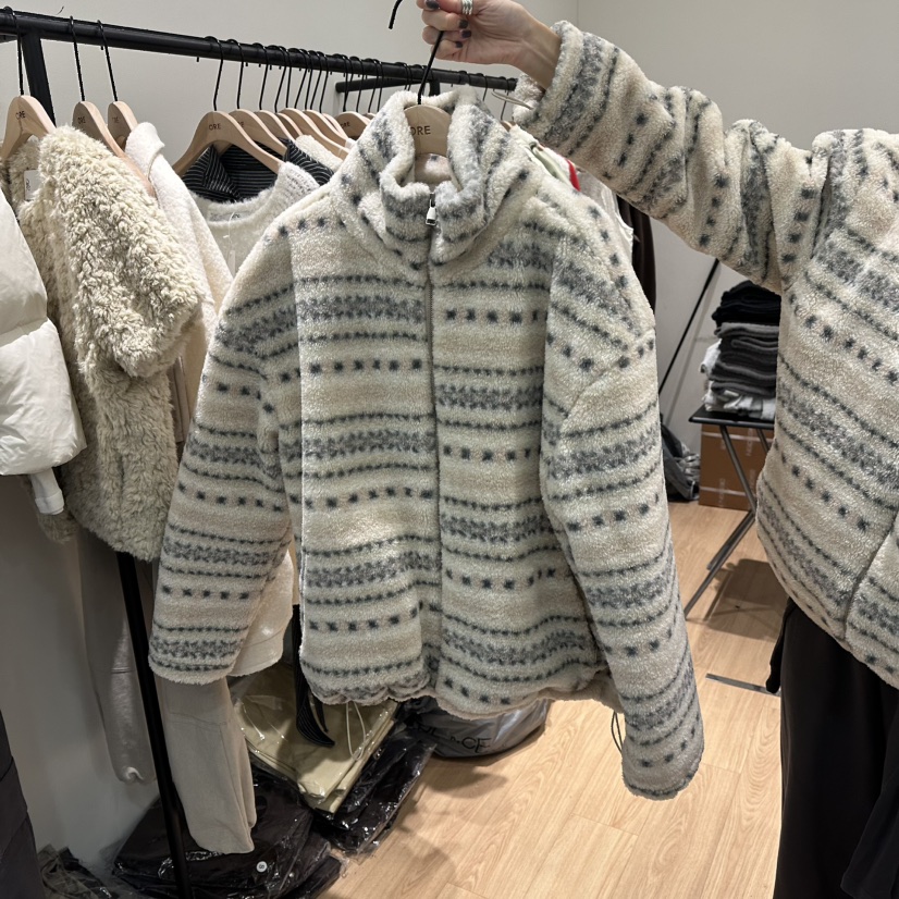 ORE-P韓國代購㊣女士新品人氣推薦時尚25秋冬休閑職業夾克ORE夾克圖色1
