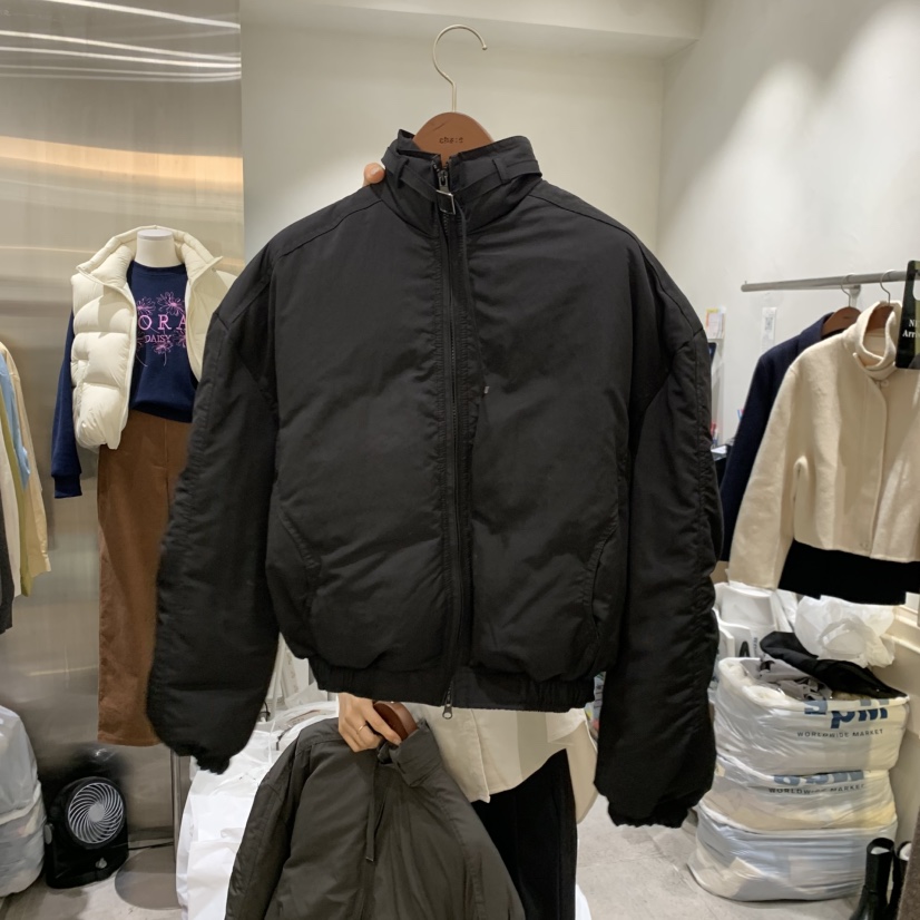 CHAE東大門㊣代購女裝新款職業時尚真品人氣25秋冬短款棉服CHAE短款棉服圖色2
