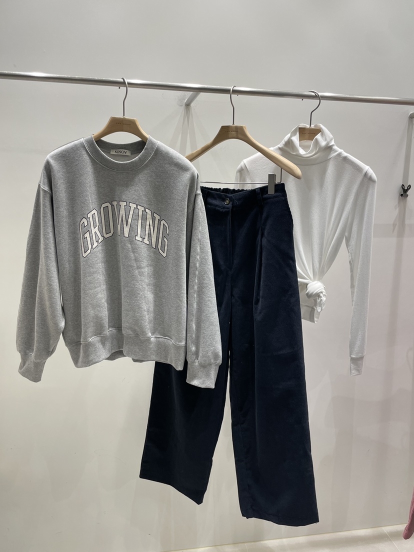 KINOA東大門㊣實拍女裝新品熱賣休閑職業時尚25秋冬真品休閑褲KINOA休閑褲圖色3