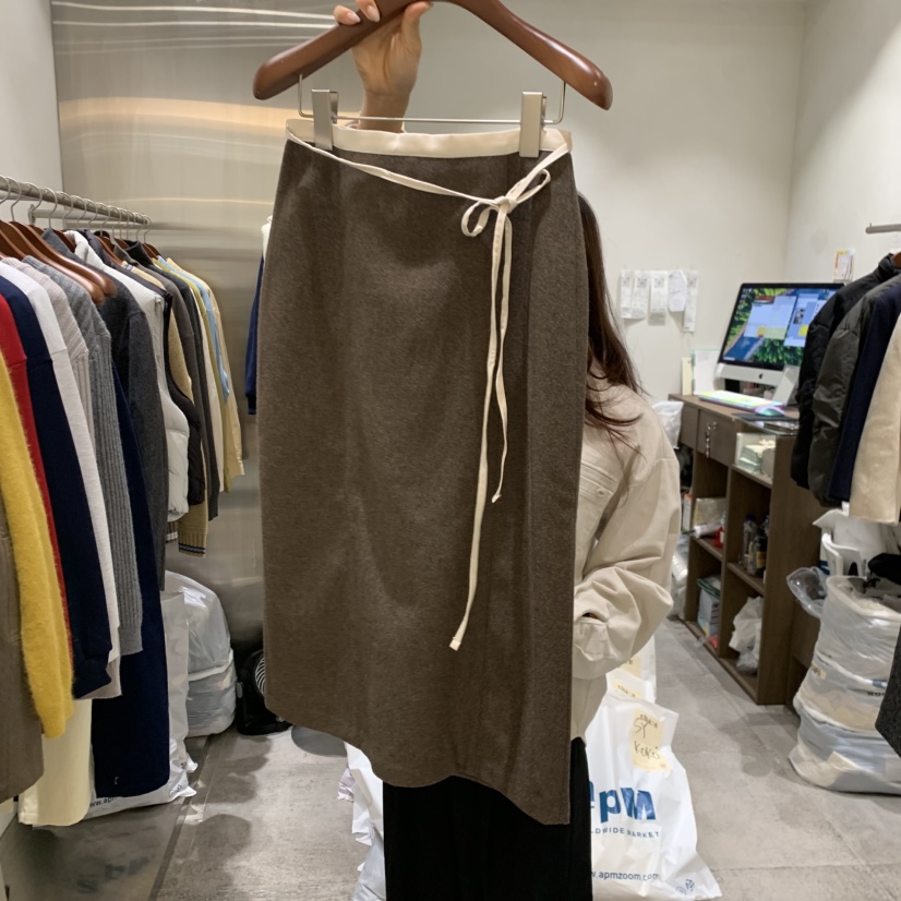 CHAE韓國直郵㊣女士新品休閑職業推薦熱賣真品半身裙中短裙CHAE半身裙/中短裙圖色2