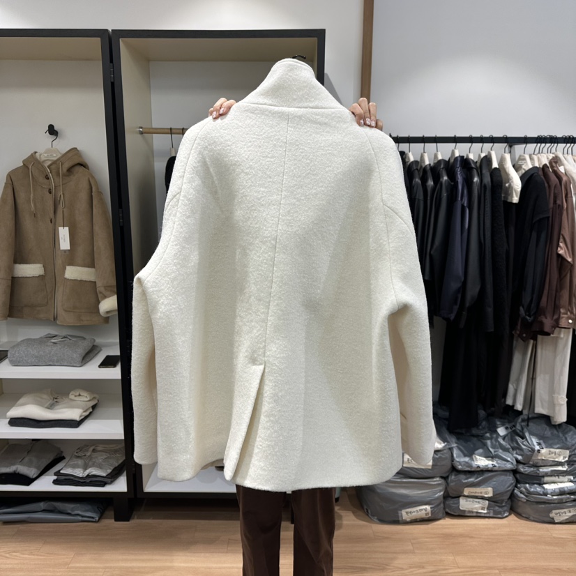 MUYBIEN東大門㊣實拍女裝新品25秋冬休閑人氣時尚熱賣夾克高領MUYBIEN夾克