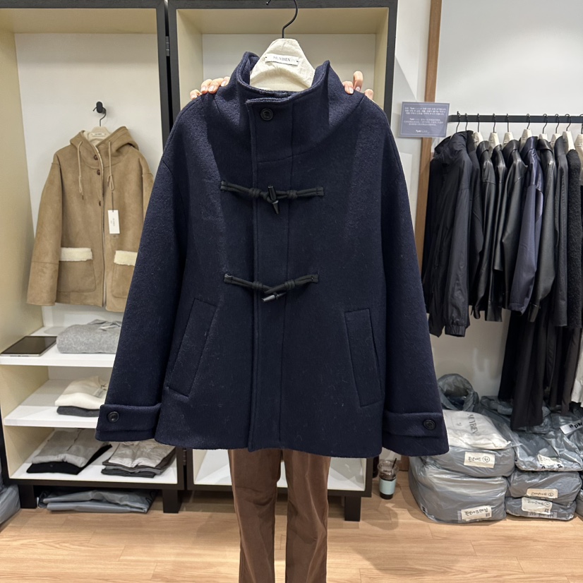 MUYBIEN東大門㊣實拍女裝新品25秋冬休閑人氣時尚熱賣夾克高領MUYBIEN夾克圖色2