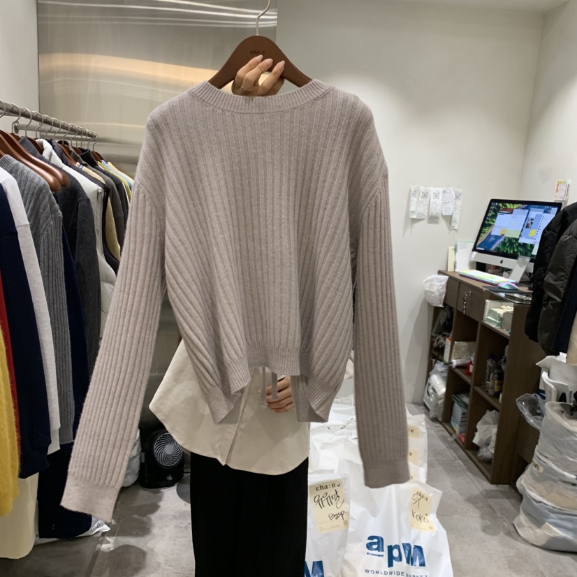 CHAE東大門㊣實拍女裝新品時尚職業人氣真品熱賣推薦針織衫CHAE針織衫