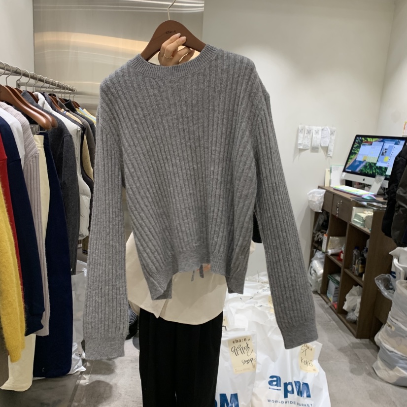 CHAE東大門㊣實拍女裝新品時尚職業人氣真品熱賣推薦針織衫CHAE針織衫圖色3