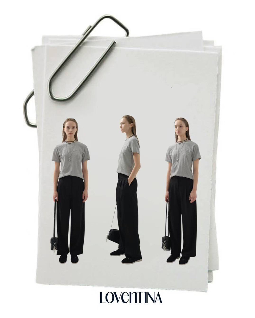 GENTLE B/LOVENTINA韓國直郵㊣女裝新品人氣休閑褲不含腰帶GENTLE B/LOVENTINA休閑褲