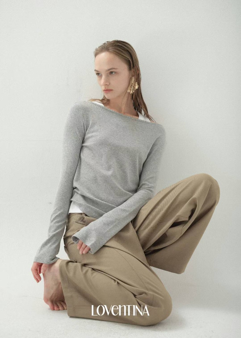 GENTLE B/LOVENTINA韓國直郵㊣女裝新品人氣休閑褲不含腰帶GENTLE B/LOVENTINA休閑褲