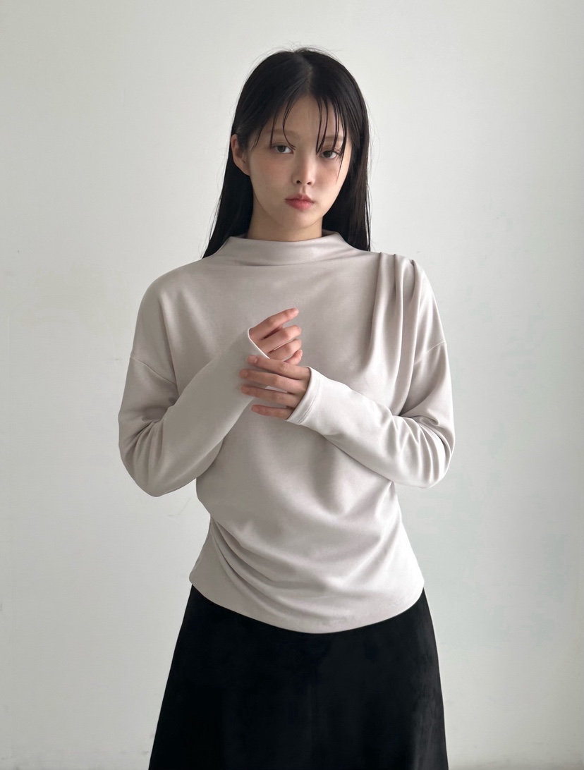 HEIZE韓國直郵㊣女裝新品熱賣休閑25秋冬時尚推薦真品長袖T恤HEIZE長袖T恤