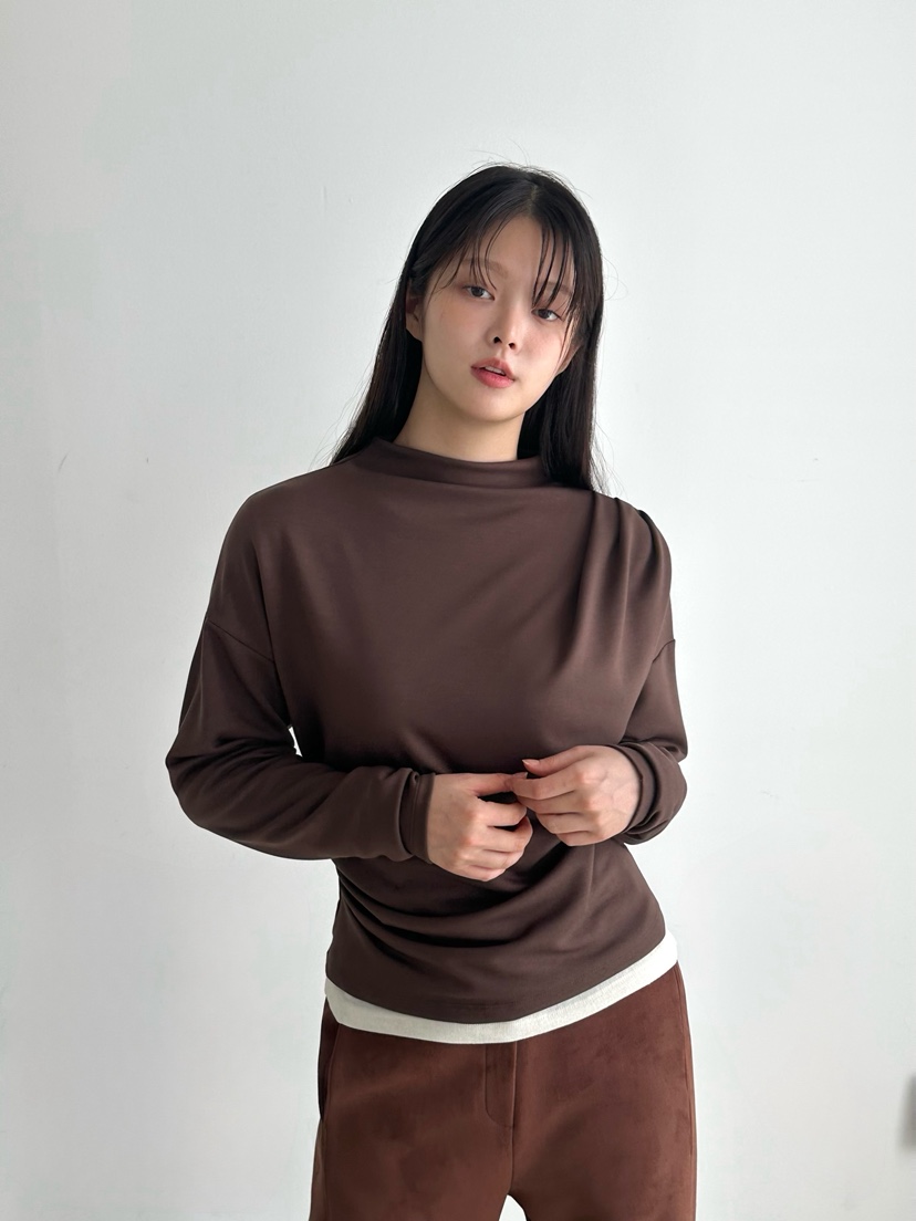 HEIZE韓國直郵㊣女裝新品熱賣休閑25秋冬時尚推薦真品長袖T恤HEIZE長袖T恤