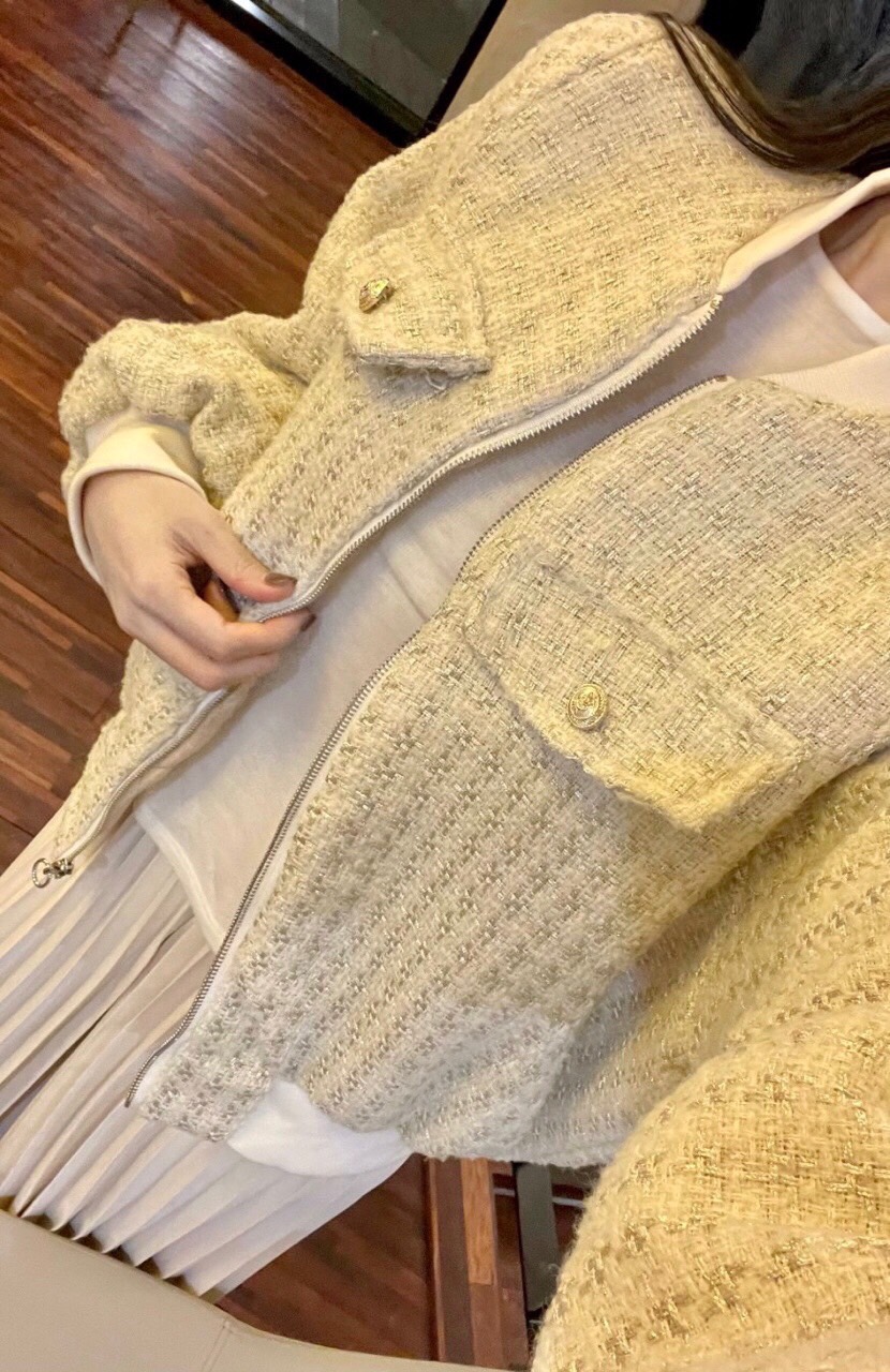 EIGHTGLOW東大門㊣實拍女裝新品熱賣職業休閑25秋冬短款棉服填充EIGHTGLOW短款棉服