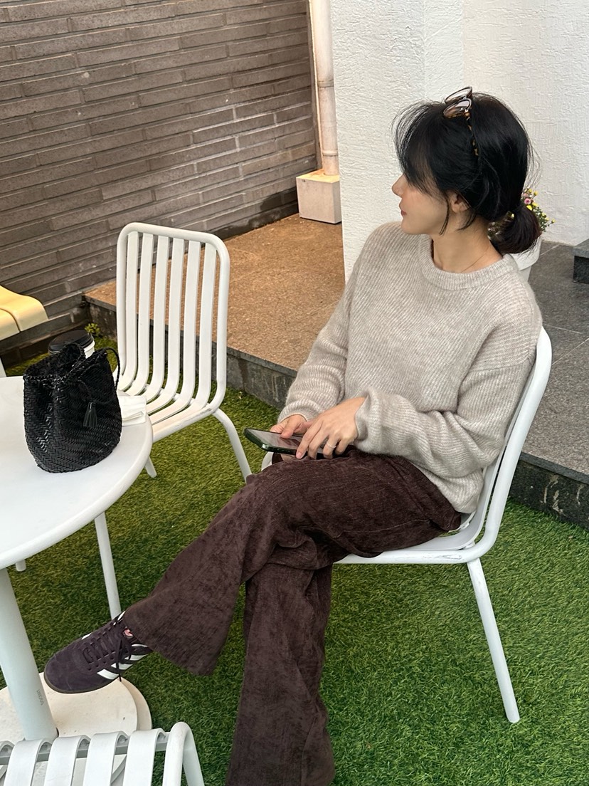 HEIZE東大門㊣直郵女裝新款熱賣職業人氣時尚休閑褲含腰繩羊毛HEIZE休閑褲