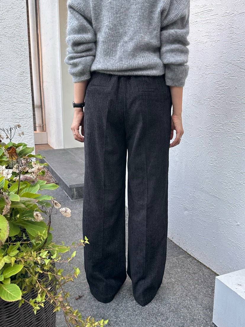 HEIZE東大門㊣直郵女裝新款熱賣職業人氣時尚休閑褲含腰繩羊毛HEIZE休閑褲