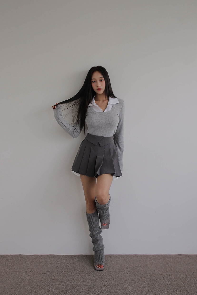 SLIT韓國直郵㊣女裝新品時尚人氣休閑熱賣職業真品推薦長袖T恤SLIT長袖T恤