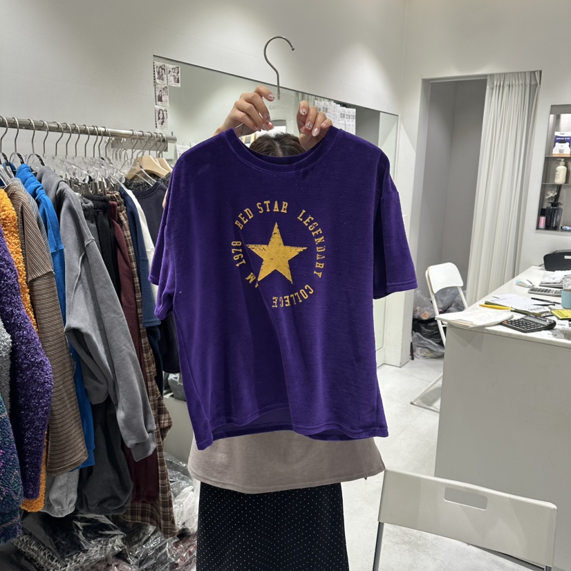 COMBO韓國直郵㊣女裝新品推薦休閑時尚真品職業人氣熱賣T恤COM_BOT恤圖色2