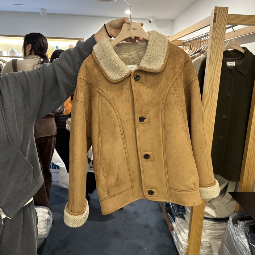 ROUNDER韓國直郵㊣女裝新品推薦25秋冬人氣真品職業時尚夾克ROUNDER夾克