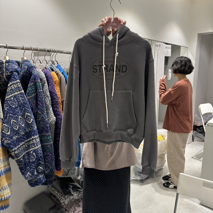 COMBO韓國直郵㊣女裝新品25秋冬職業推薦真品熱賣休閑時尚衛衣COM_BO衛衣圖色3