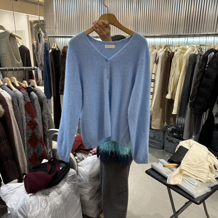 ALEGRE東大門㊣直郵女士新品休閑真品推薦熱賣時尚毛衣開衫ALEGRE毛衣圖色1