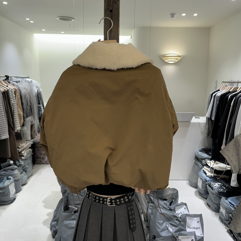 AVECNOUS東大門㊣代購女士新品真品推薦休閑短款羽絨服鴨絨AVECNOUS短款羽絨服