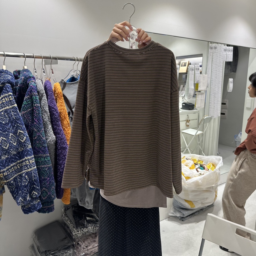COMBO東大門㊣直郵女士新品推薦真品休閑時尚熱賣25秋冬長袖T恤COM_BO長袖T恤