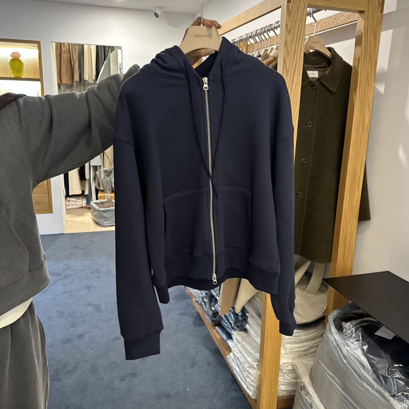 ROUNDER韓國代購㊣女裝新品人氣職業真品25秋冬休閑夾克拉鏈ROUNDER夾克