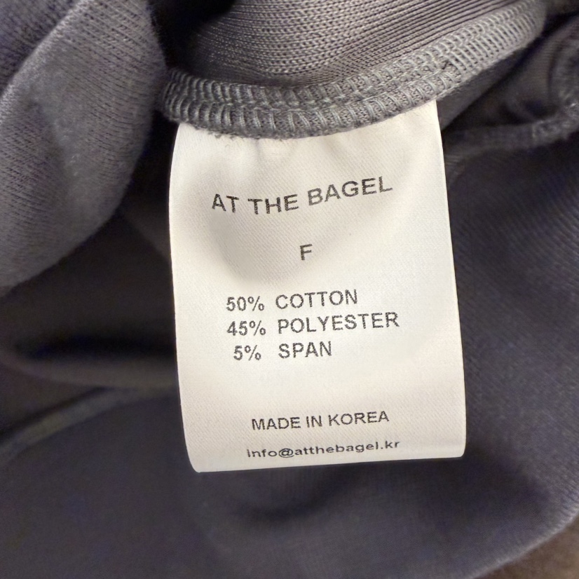 AT THE BAGEL韓國直郵㊣女裝新品職業時尚25秋冬熱賣衛衣AT THE BAGEL衛衣
