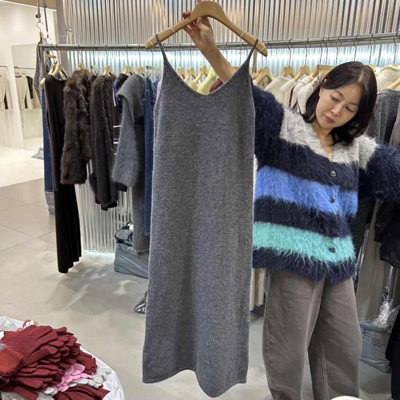 ALEGRE韓國代購㊣女士新款25秋冬職業休閑人氣推薦熱賣連衣裙ALEGRE連衣裙