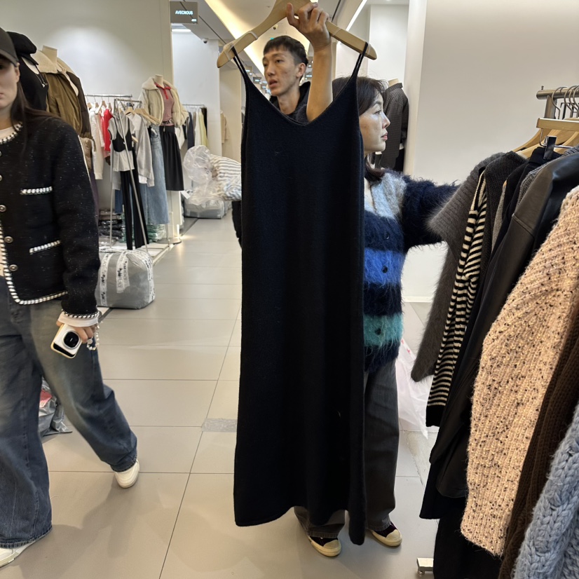ALEGRE韓國代購㊣女士新款25秋冬職業休閑人氣推薦熱賣連衣裙ALEGRE連衣裙圖色2