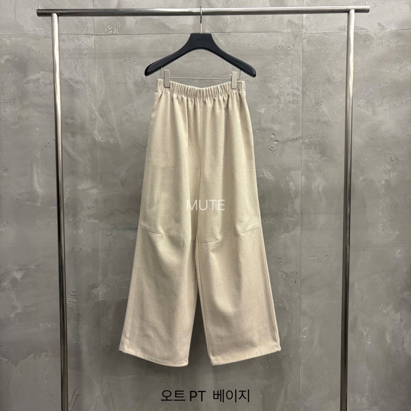 MUTE-P東大門㊣實拍女士新品真品熱賣職業25秋冬休閑褲拉絨MUTE休閑褲圖色2