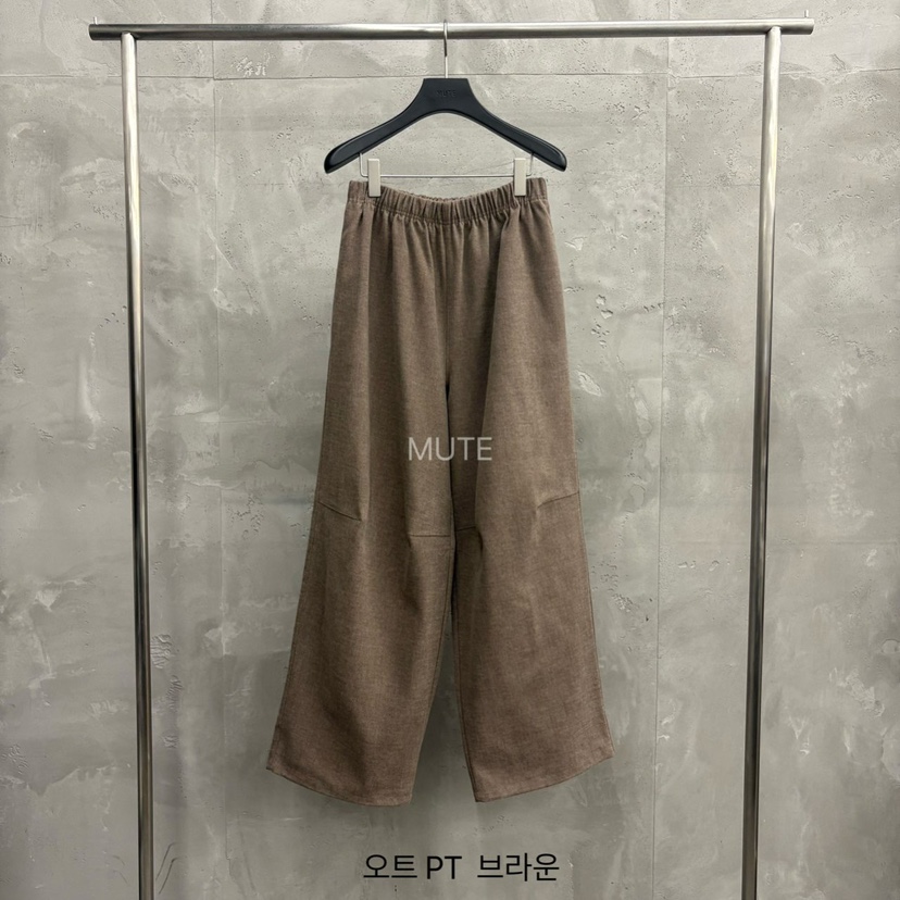 MUTE-P東大門㊣實拍女士新品真品熱賣職業25秋冬休閑褲拉絨MUTE休閑褲圖色3