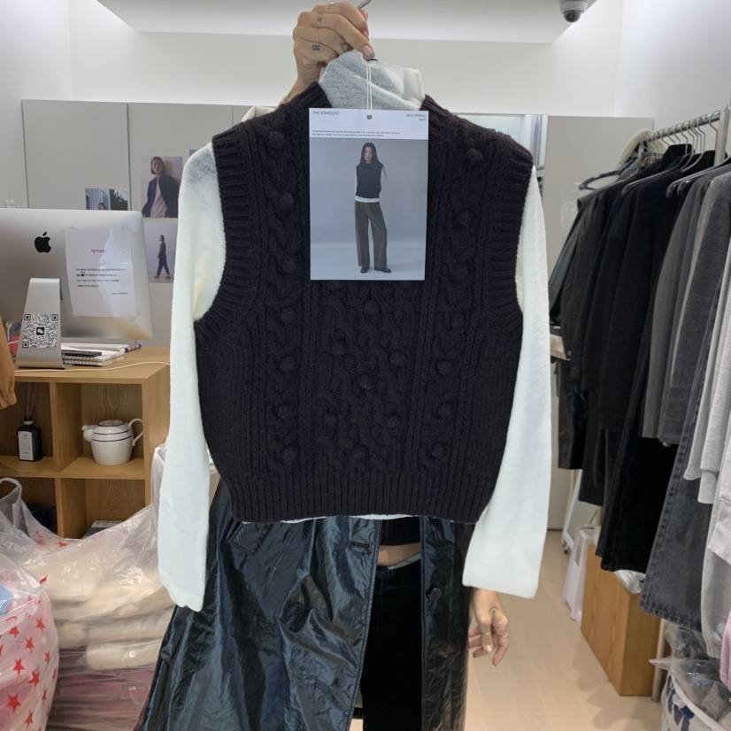 THE STARDUST東大門㊣實拍女裝新品人氣休閑吊帶背心不含內搭THE STARDUST吊帶/背心圖色2