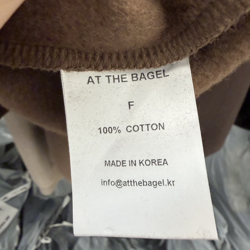 AT THE BAGEL韓國代購㊣女裝新款真品人氣25秋冬熱賣衛衣AT THE BAGEL衛衣