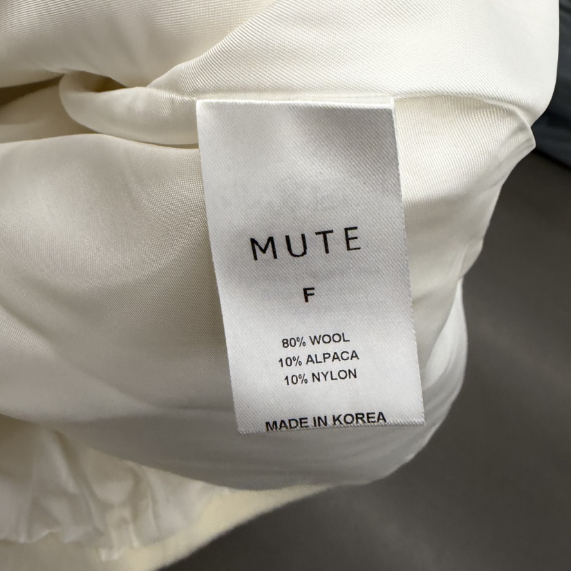 MUTE-P韓國直郵㊣女裝新品推薦職業時尚人氣熱賣中長款大衣MUTE中長款大衣